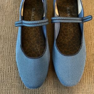 Rothy's Square Mary Jane Deep Ocean Size 9.5